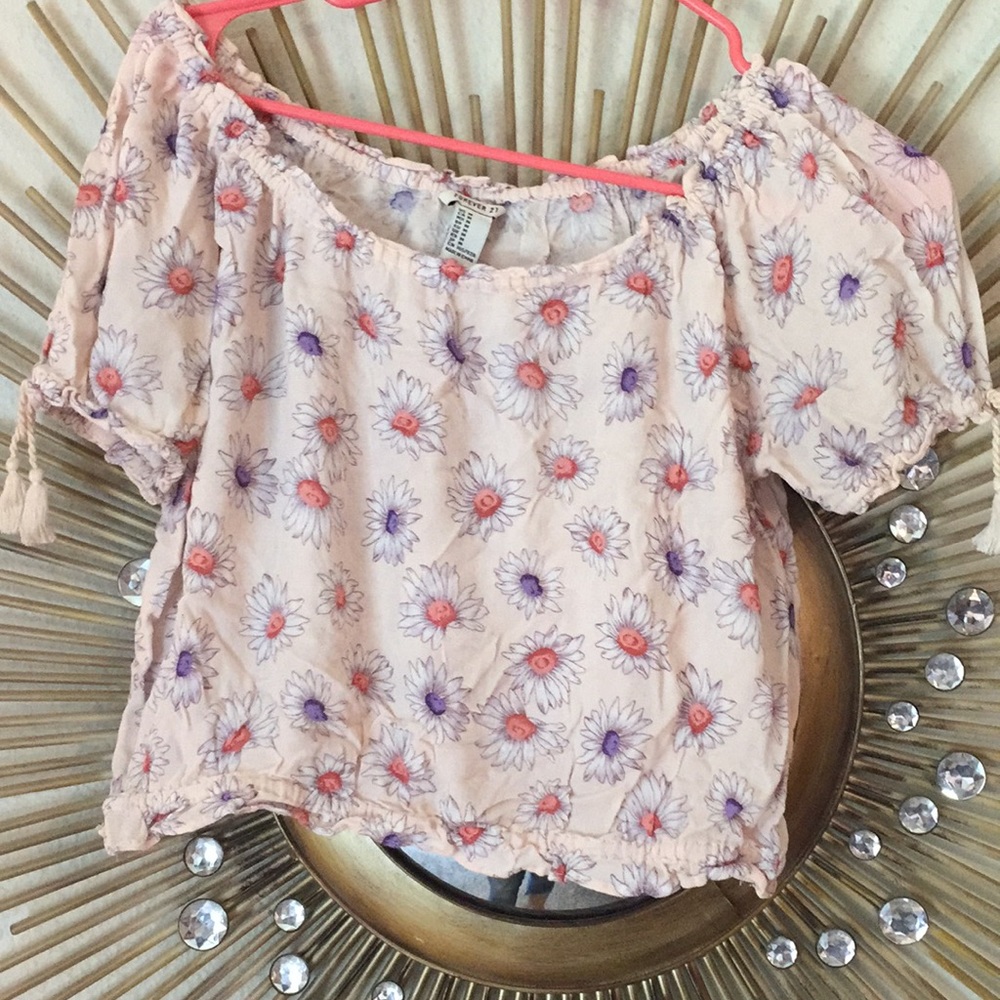 Flowered summer top
